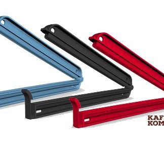 Geschirr Verschlussklemmen Beutel WeLoc PA150 schwarz rot blau